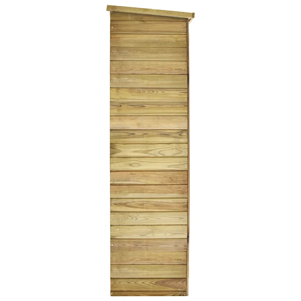 Rimessa Attrezzi da Giardino 123x50x171cm in Pino Impregnato 46361