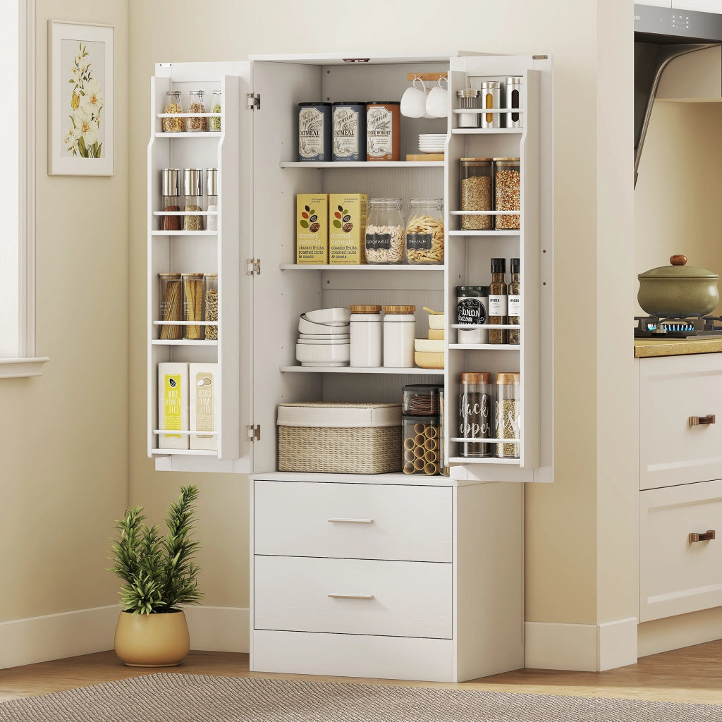 Credenza Cucina ¨C zephmum ¨C Bianco 60x40x159