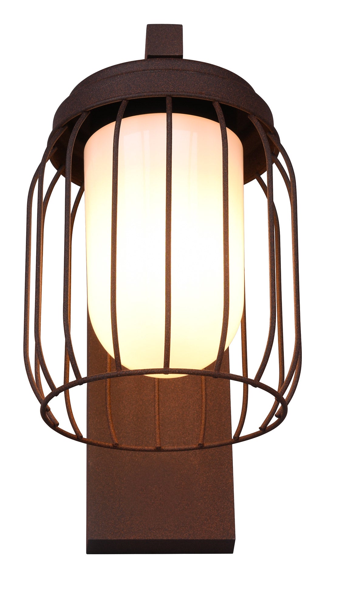 Applique da Esterno Attacco E27 in Alluminio Pressofuso Ruggine