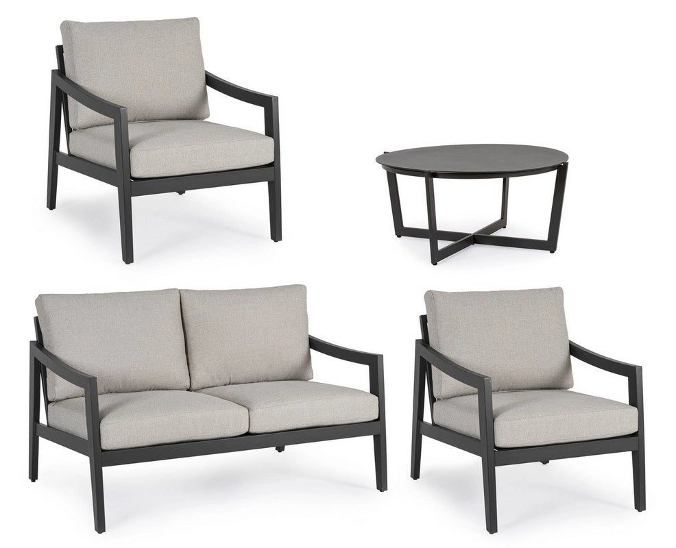 Set4 Salotto C-C Sirenus Antracite Yk13
