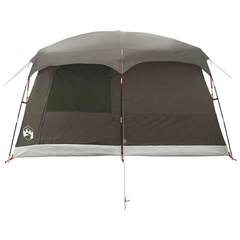 Tenda Familiare Marrone Grigio 380 x 260 x 190 cm Poliestere 42029001