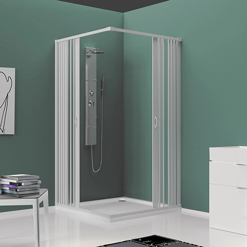 Box doccia a soffietto riducibile Rosy Linea Pliss 70x90 cm