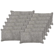 Cuscino HOUTEN 12 pz Grigio Chiaro Fleece in microfibra 934044