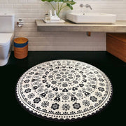 Medina, Tappeto da Bagno Lavabile in Lavatrice, 100x100 cm Multicolore