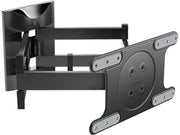 Sistema di Supporto per TV OLED a Doppia Articulazione con Doppia Rotazione, compatibile con schermi da 40" a 82", fissaggio VESA 200-300-400x200, capacità di carico: 55 kg, nero