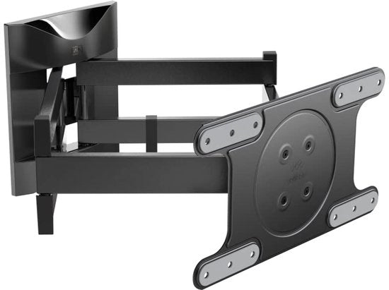Sistema di Supporto per TV OLED a Doppia Articulazione con Doppia Rotazione, compatibile con schermi da 40" a 82", fissaggio VESA 200-300-400x200, capacità di carico: 55 kg, nero