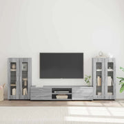 Set mobile TV FLORIN 3 pcs Grigio Sonoma Legno multistrato 3397940