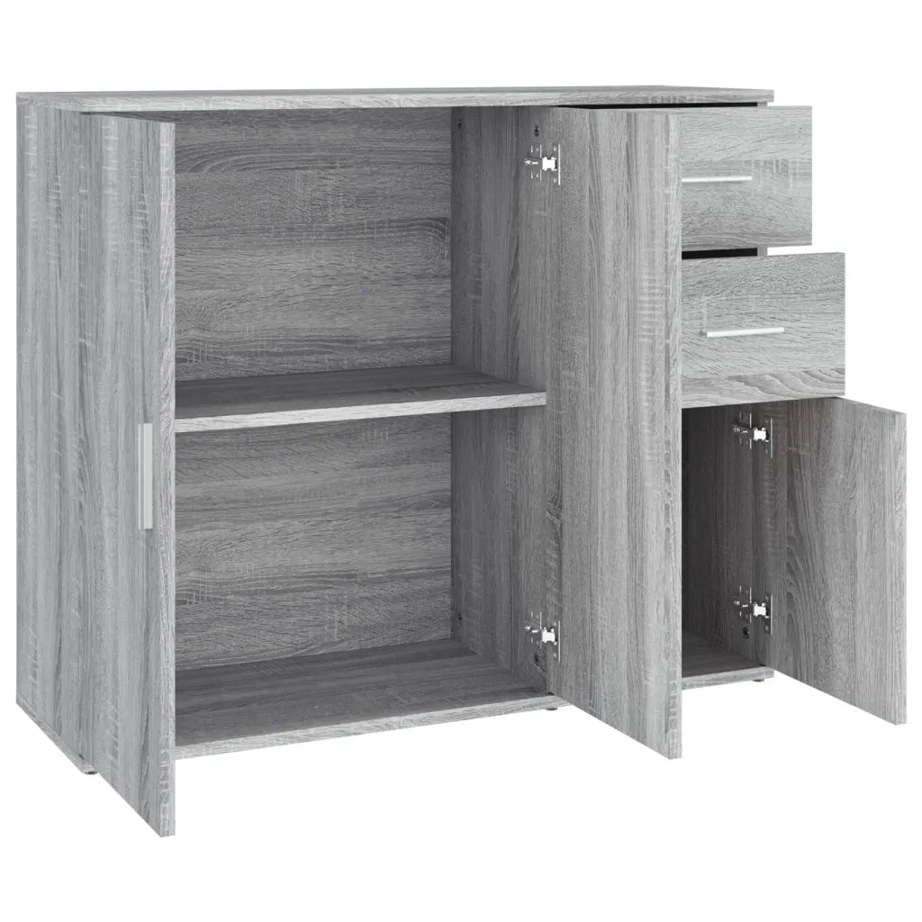 Credenza | Madia | Buffet da pranzo | Armadio da pranzo Grigio Sonoma 91x29,5x75 cm in Legno Multistrato