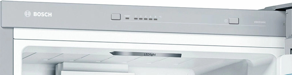 Bosch Serie 4 KGV39VLEAS Frigorifero combinato da libera installazione 201 x 60 cm Metal look Classe E