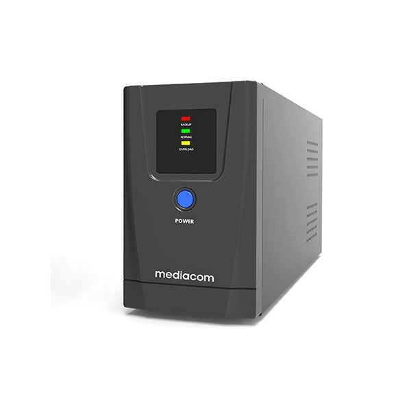 Mediacom ups 650va black - M-UPS651N