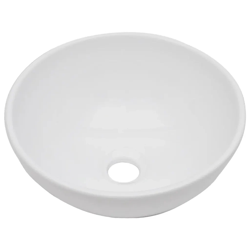 Set Mobili da Bagno | Armadio da bagno 2 pz Ceramica Nero