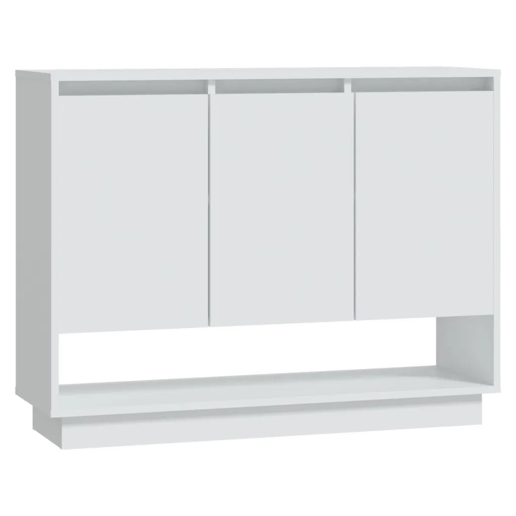 Credenza | Madia | Buffet da pranzo | Armadio da pranzo Bianca 97x31x75 cm in Truciolato