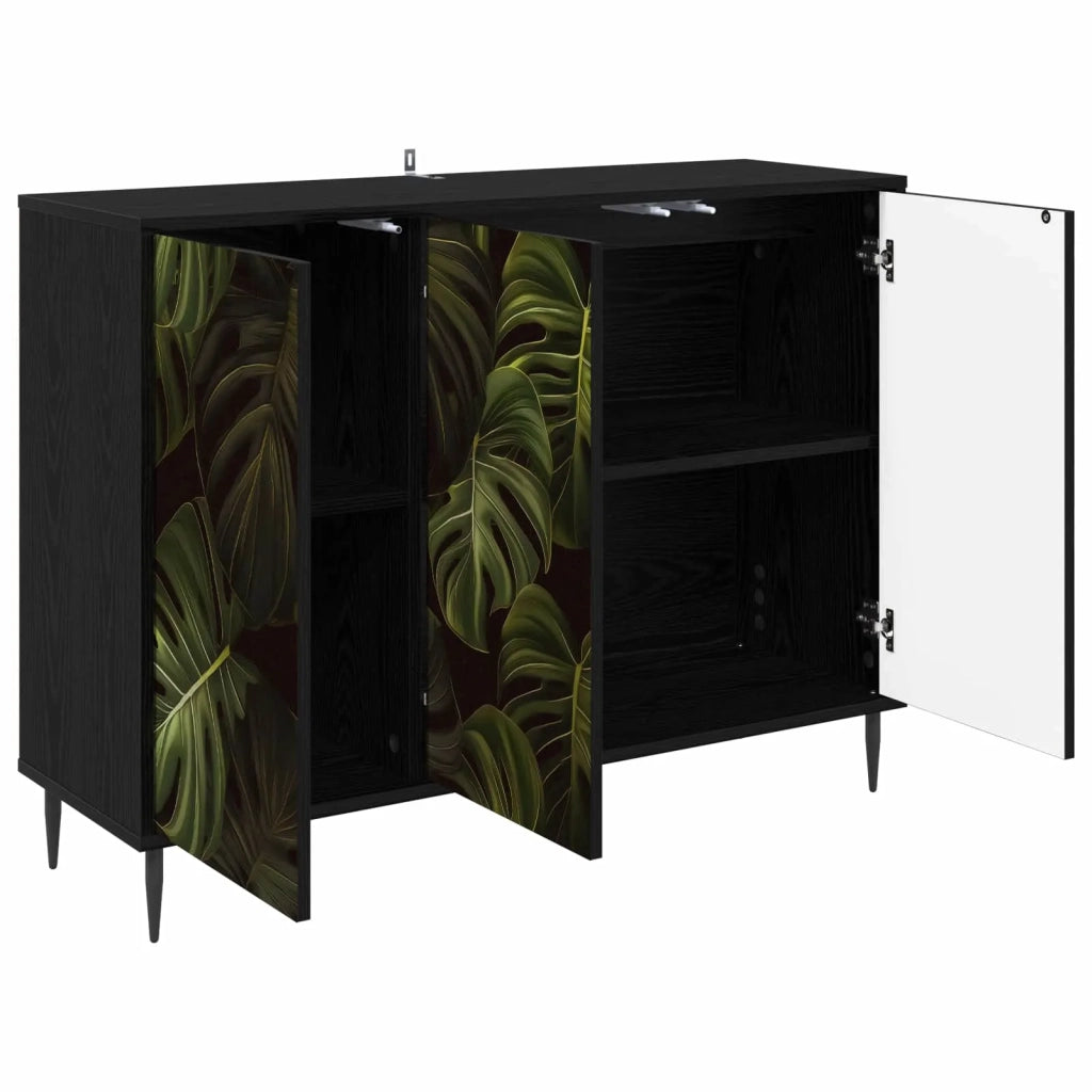 Credenza ELBURG Rovere Nero 102 x 33 x 76 cm 8006973