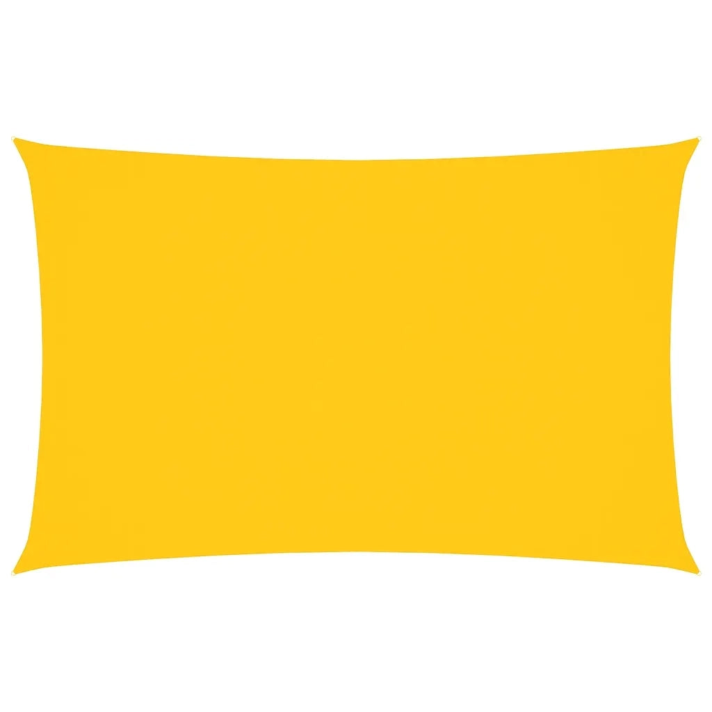 Vela Ombreggiante-Parasole a vela Oxford Rettangolare 5x8 m Giallo