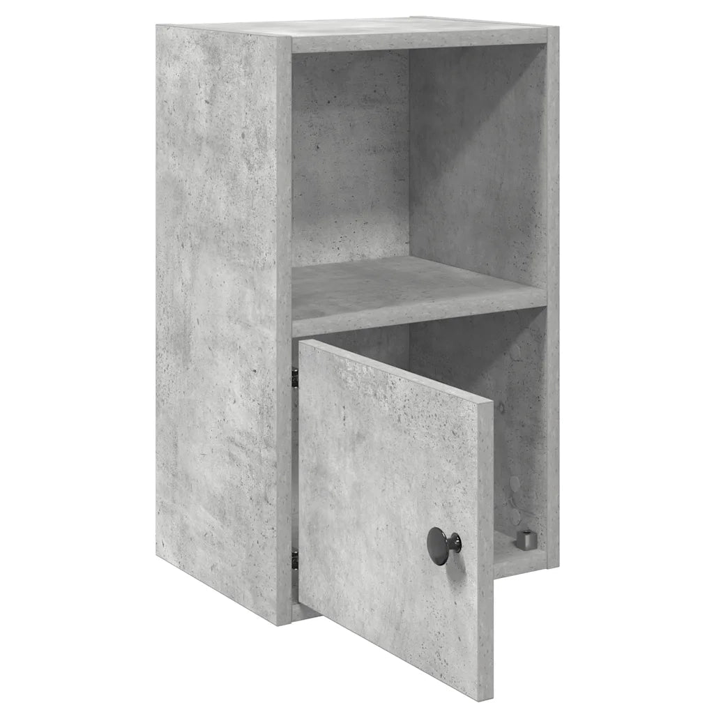 Libreria Grigio Cemento 31x24x52 cm in Legno Multistrato 860322