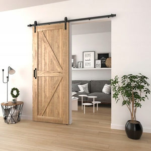 Set di porte scorrevoli Loft da 2 m, ideali per ottimizzare lo spazio.