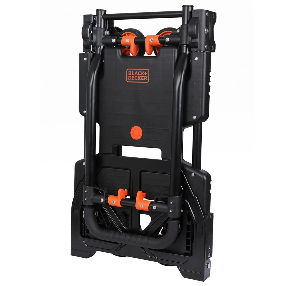 Carrello 2-in-1 Pieghevole con Piattaforma Carrellino Trasporto Pacchi Max 120kg