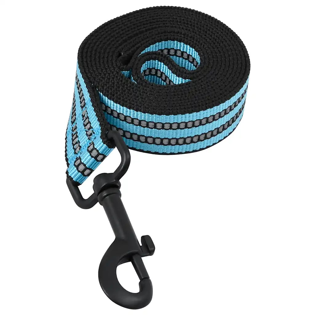 Pettorina per Cani con Guinzaglio e Collare Regolabile Blu L CFW9131012