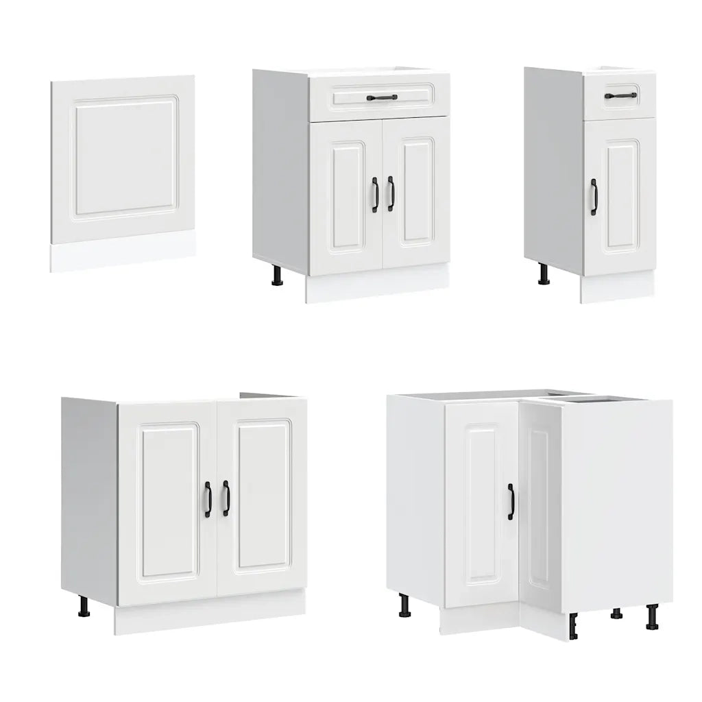 Set Mobili da Cucina 11 pz Kalmar Bianchi Legno Multistrato 3314881