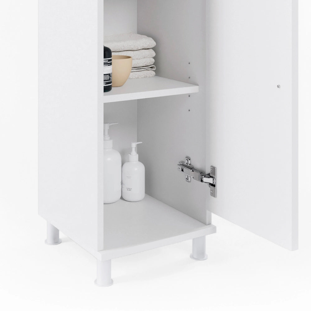 Vicco Set mobili bagno Bianco 3 parti, con mobile midi
