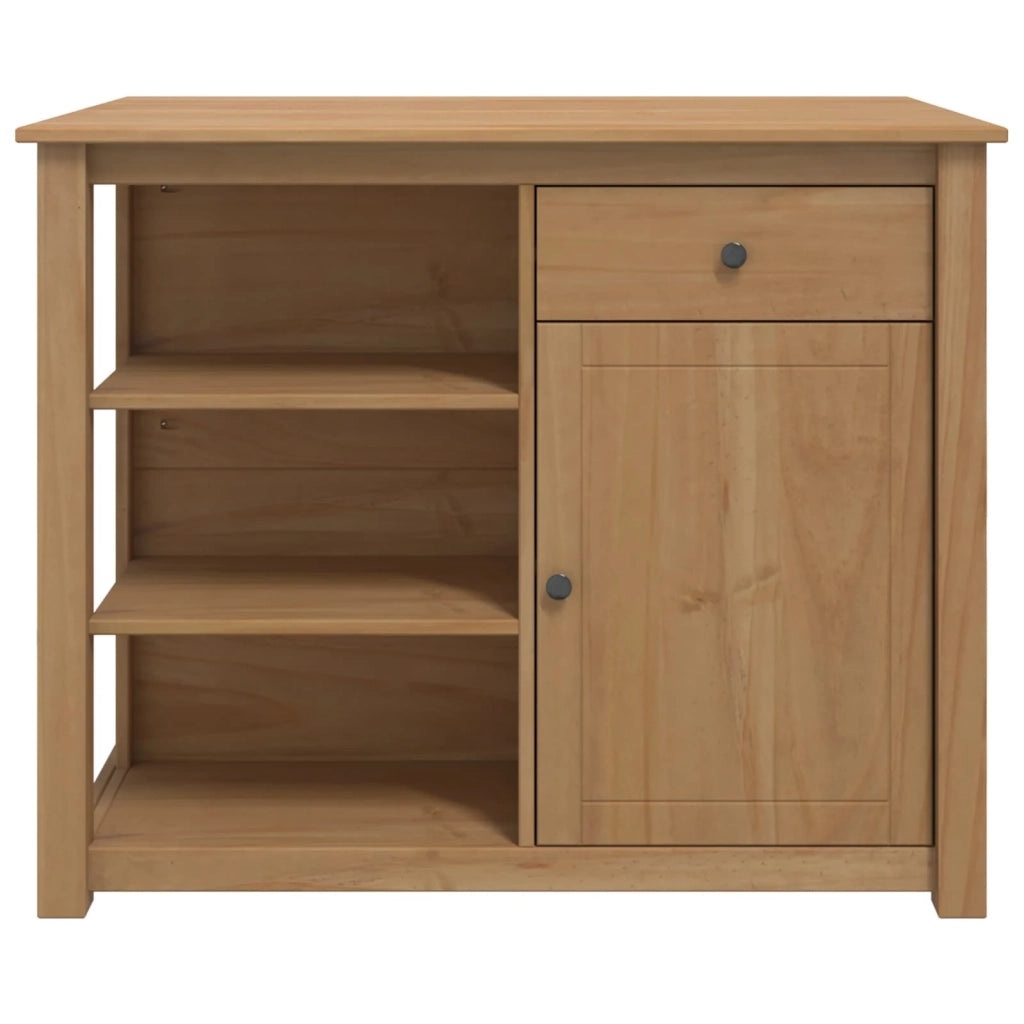 Carrello da Cucina PANAMA 2 pcs Cera di Miele 112 x 77 x 90 cm
