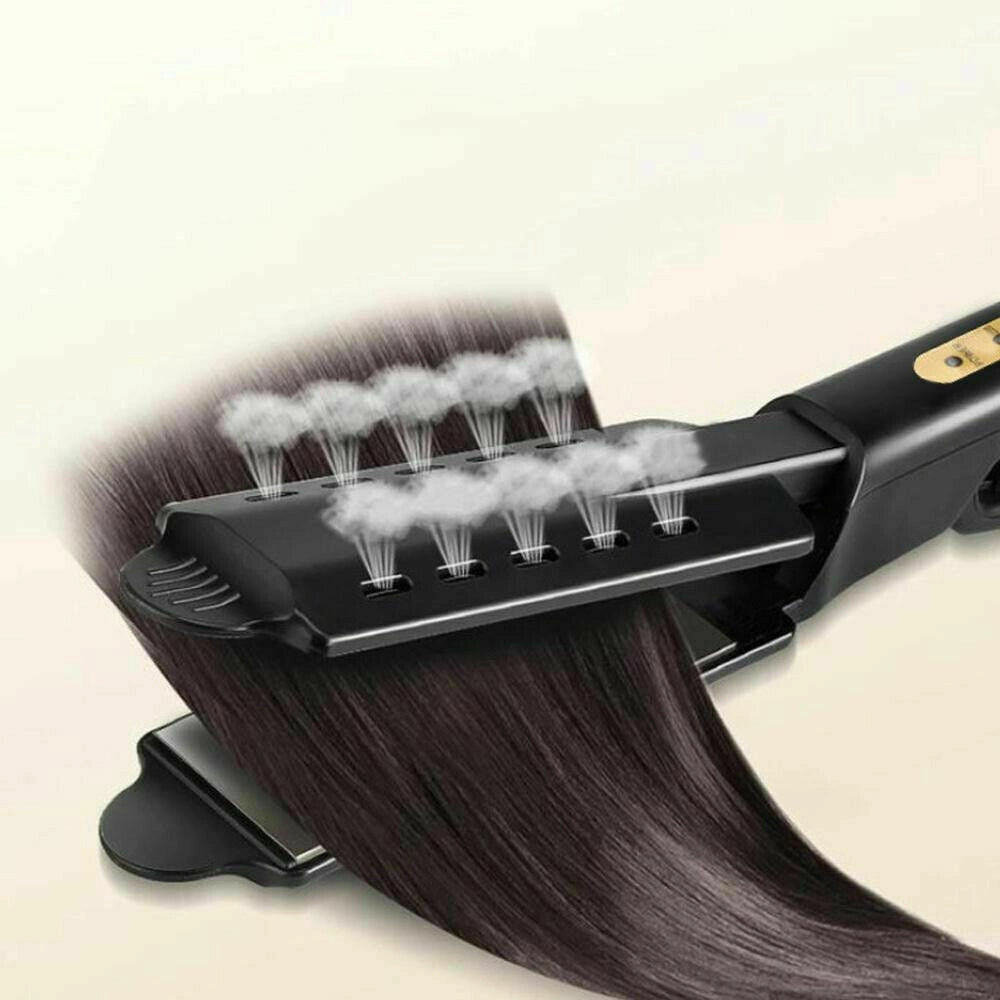 Trade Shop - Piastra Per Capelli Ionico A Vapore In Tormalina Professionale Super Lisciante -