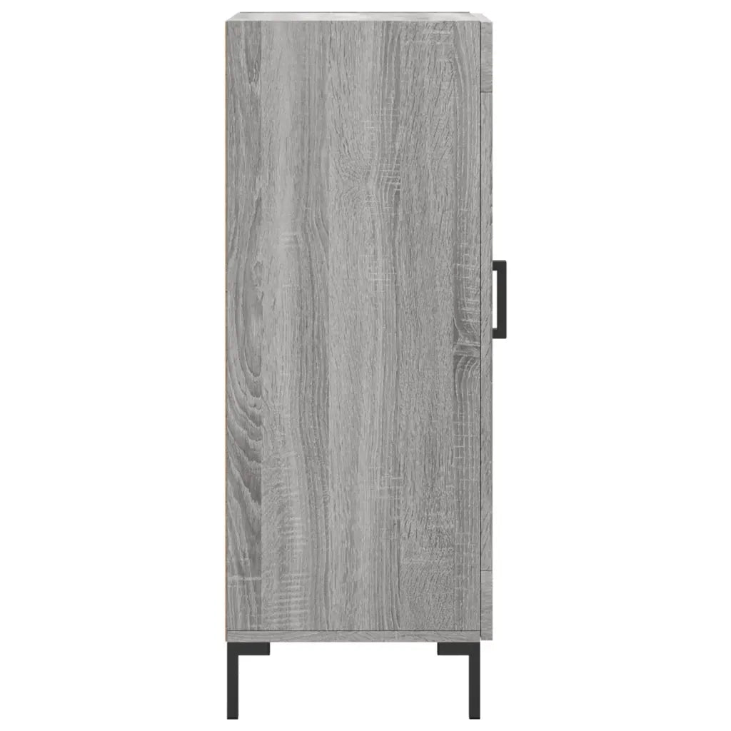 Credenza | Madia | Buffet da pranzo | Armadio da pranzo Grigio Sonoma 34,5x34x90 cm in Legno Multistrato