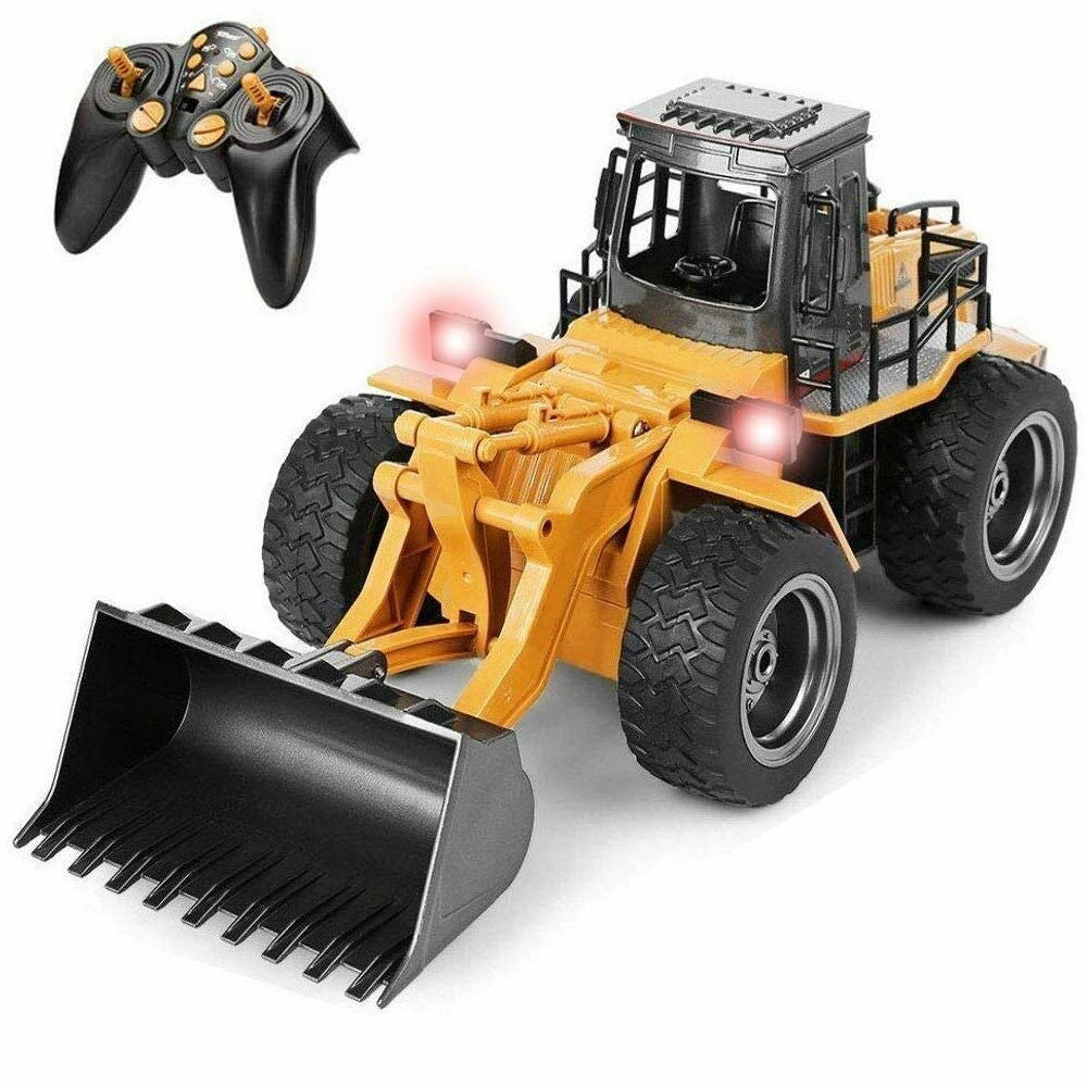 Trade Shop - Ruspa Bulldozer Radiocomandato Trattore Caricatore Frontale Giocattolo Bambini -