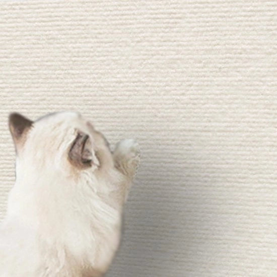 Krabbaplastico autoadesivo per gatti, krabbaplastico per parete per gatti, bianco, 30 x 100 cm piastrelle di krabbaplastico, protezione contro graffi per divano, krabbaplastico scalabile per gatti
