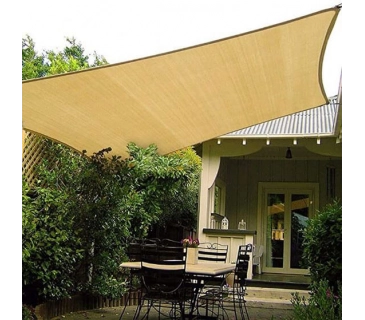 Tenda a vela, telo ombreggiante gazebo, piscina, giardino quadrata 5x5mt