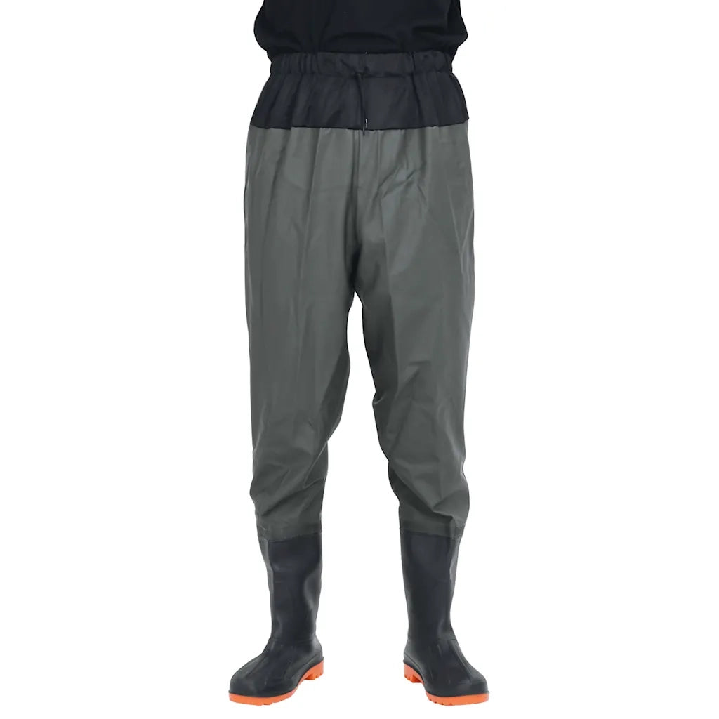 Wader da Pesca alla Vita con Stivali Verde Scuro Taglia 41 CFW4757653
