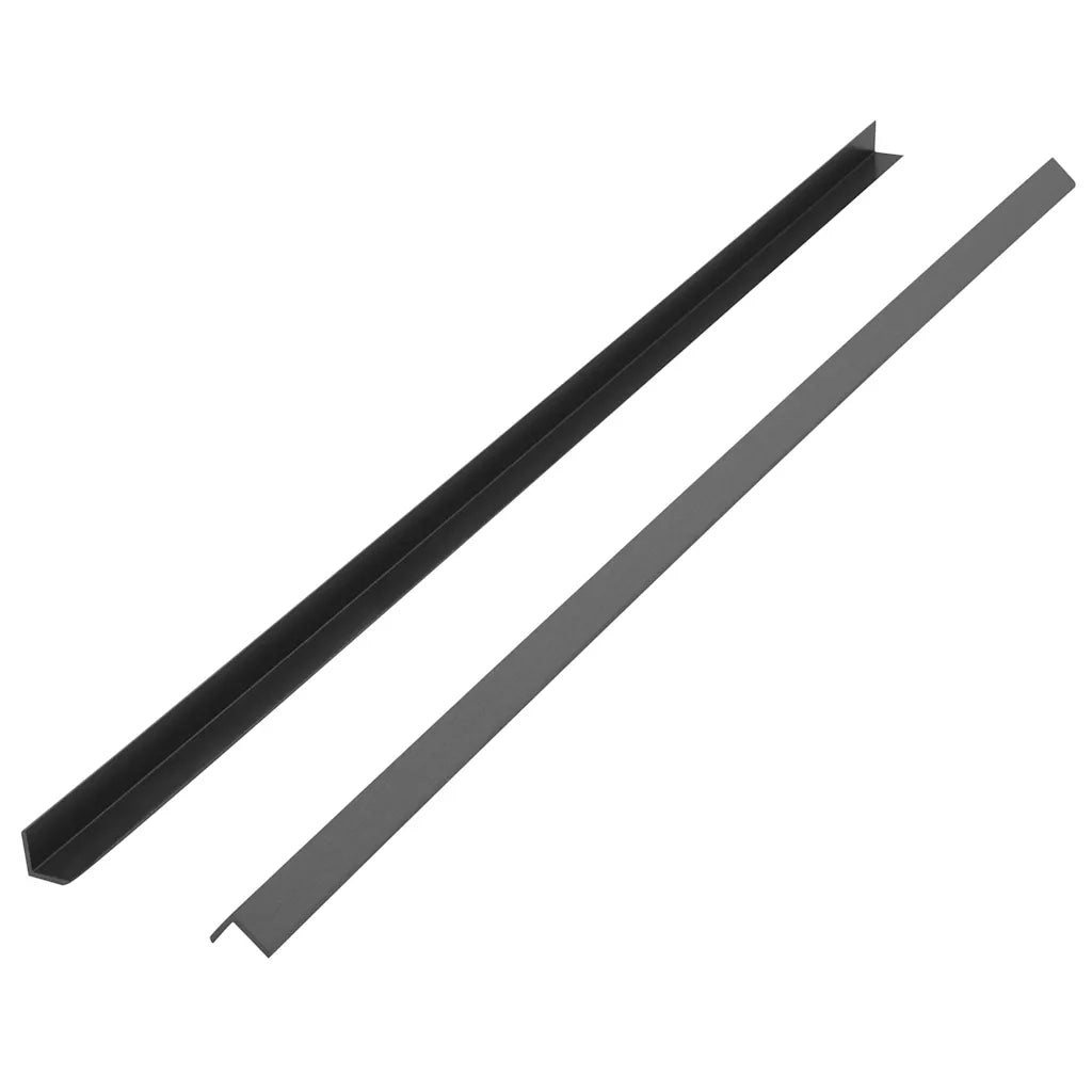 Profili Angolari per Bordi 5 pz in WPC 170 cm Grigio CFW6174396