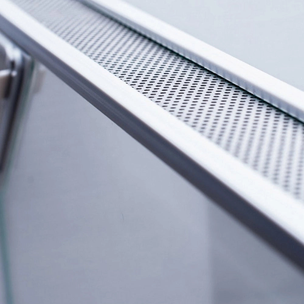 Diversa Terrario in Vetro con Apertura Scorrevole Dimensioni: cm80x40x50h