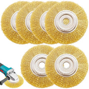 Set di 6 spazzole metalliche per giunti e altre superfici