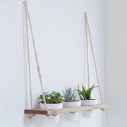 Rapallo, Mensola un Ripiano, 60x13x80h cm Marrone Naturale