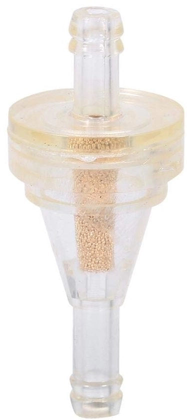 Filtro dell'olio universale 1/4" - Filtro del carburante 6 mm - Corpo trasparente - Adatto per motocicli/scooters - Altezza 55 mm - Contribuisce alla pulizia del motore
