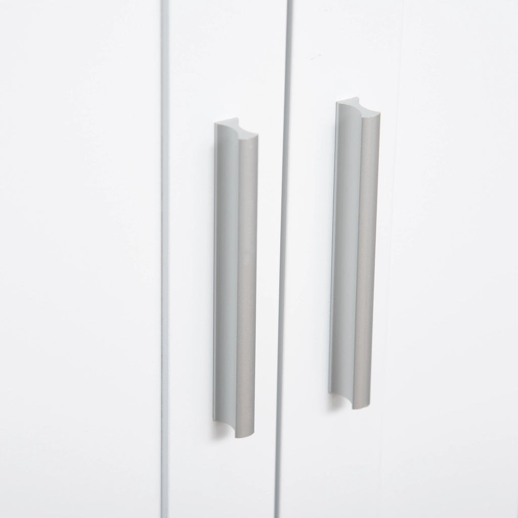 Armadietto Bagno con 3 Ripiani Regolabili e Ante ¨C Zephmum ¨C 60x30x80 Bianco