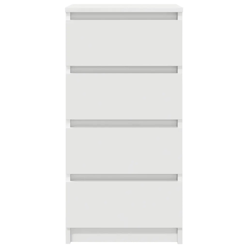 Credenza-Buffet-Armadio da cucina Bianca 37,5x35x76 cm in Legno Multistrato 936216
