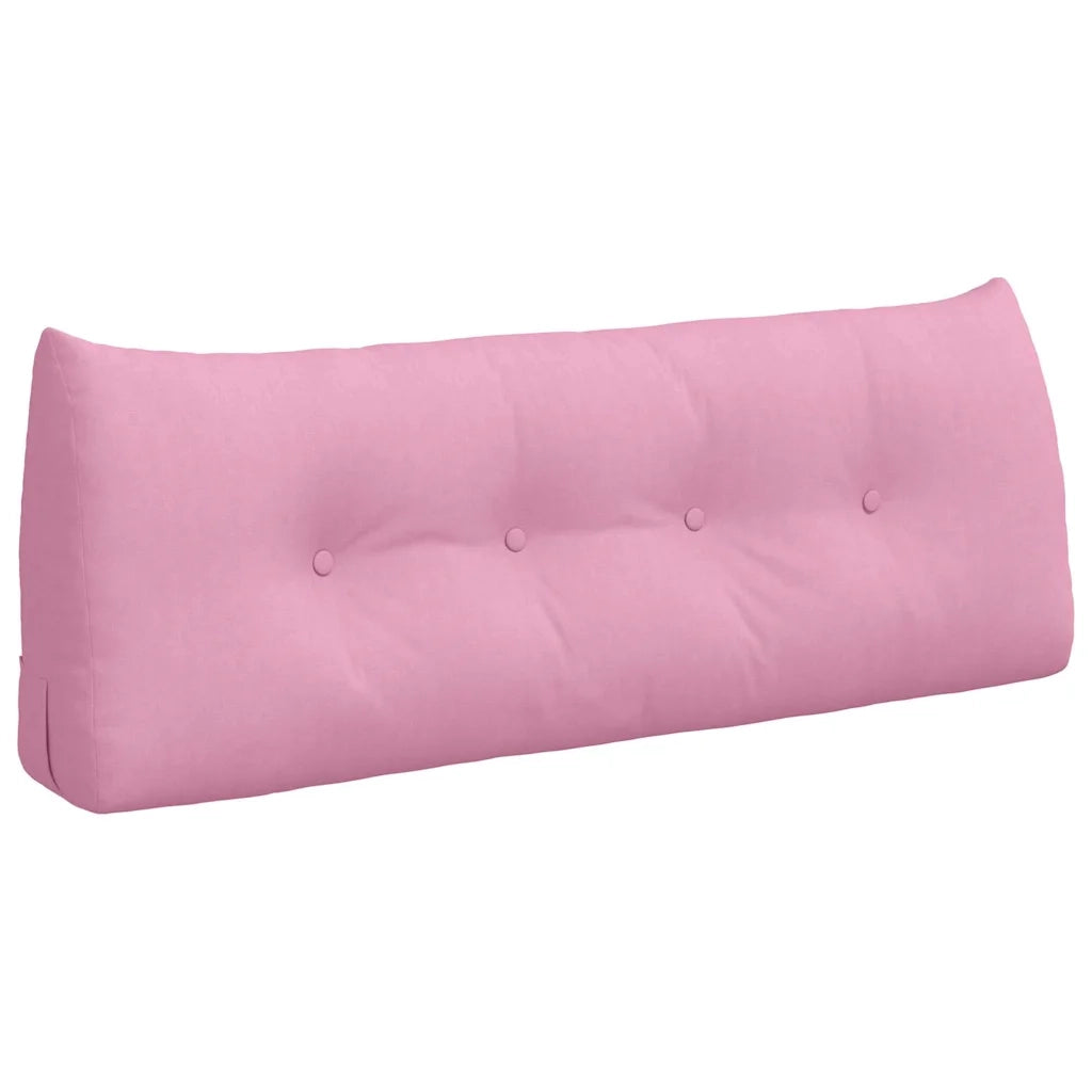 Cuscino per Schiena Rosa 120 x 24 x 50 cm Tessuto 42014485