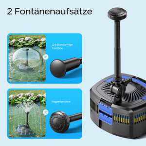 Filtro UV per fontana CUF-4800 4500 l/h Prevalenza 4 m Lampada UVC 11 W