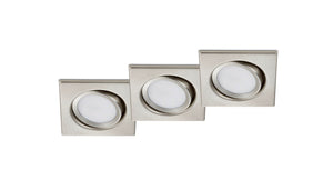 Illuminazione da Incasso da Interno a LED in Metallo Nickel Opaco