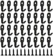 Hanger a muro in acciaio inossidabile 32 pezzi - Hanger per abiti in acciaio inossidabile - Hanger a vite - Hanger a muro vintage - Hanger a muro con superficie liscia - Hanger a muro per cappe