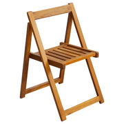 Sedie da Giardino Pieghevoli 2 pz in Legno Massello d'Acacia 42660