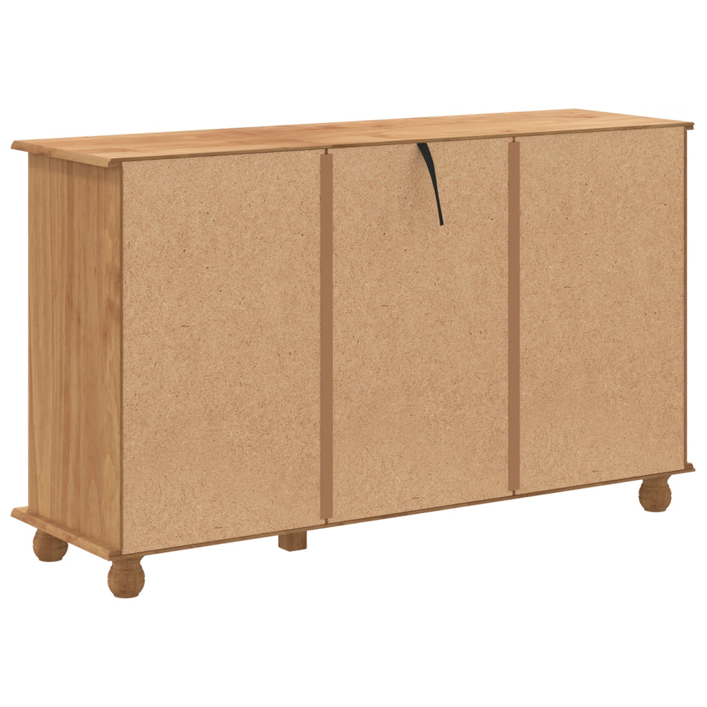 Cassettiera "ASKIM" 79x40x133.5 cm Legno massello di pino