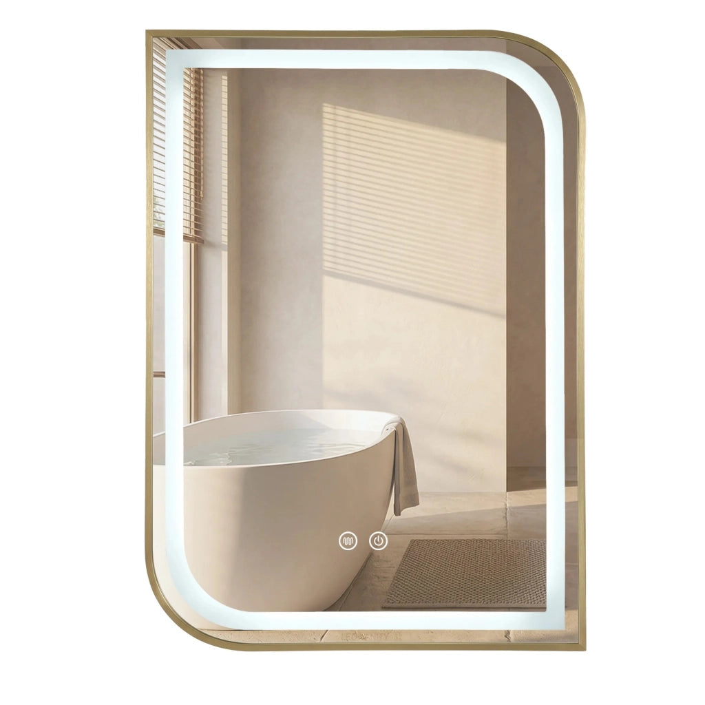 Specchio Led Zone 80x60 Gold