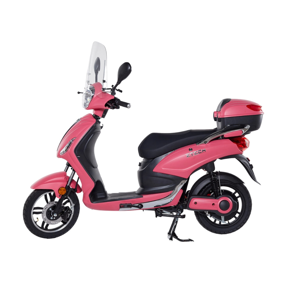 Bici Elettrica Scooter Z-TECH  ZT-09-FL 1000W 20Ah 60V Batteria Litio-Rosa