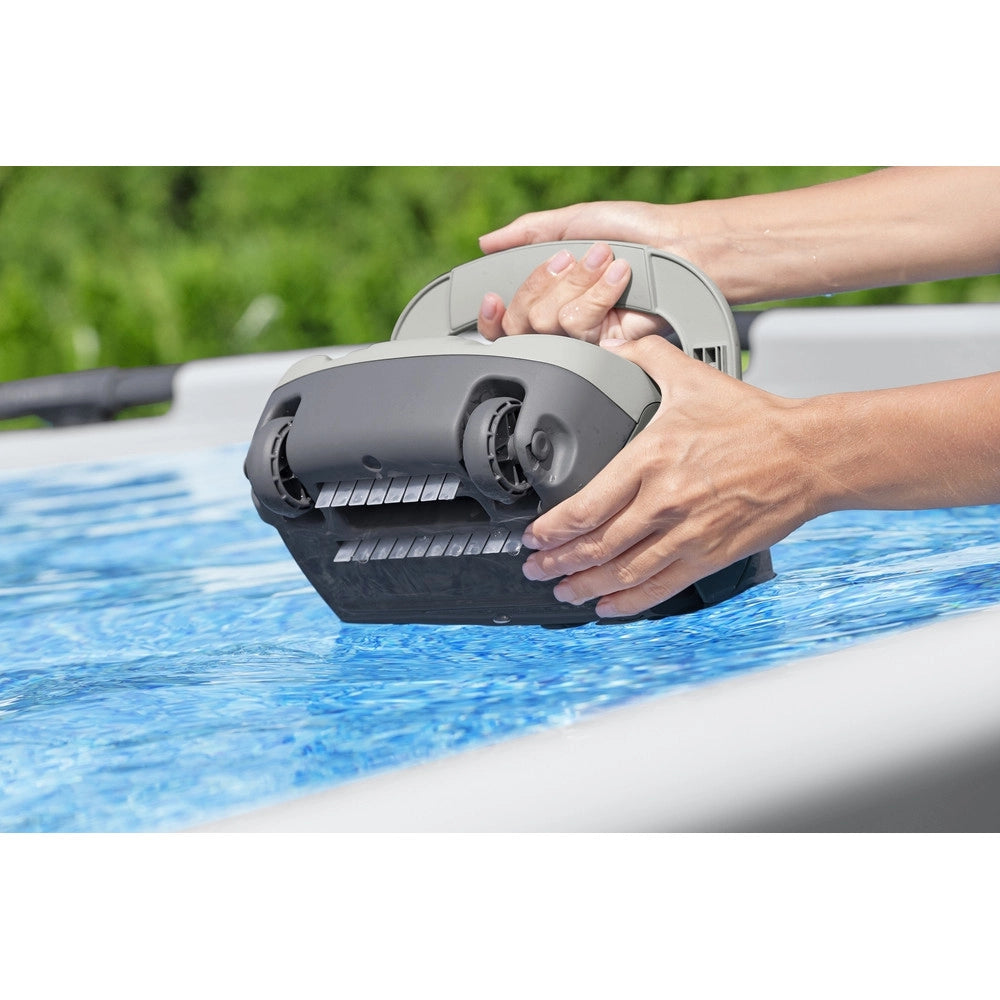 Trade Shop - Robot Pulitore Per Fondo Piscina Autonomo A Batteria Ricaricabile Aquatronix G100 58864 -