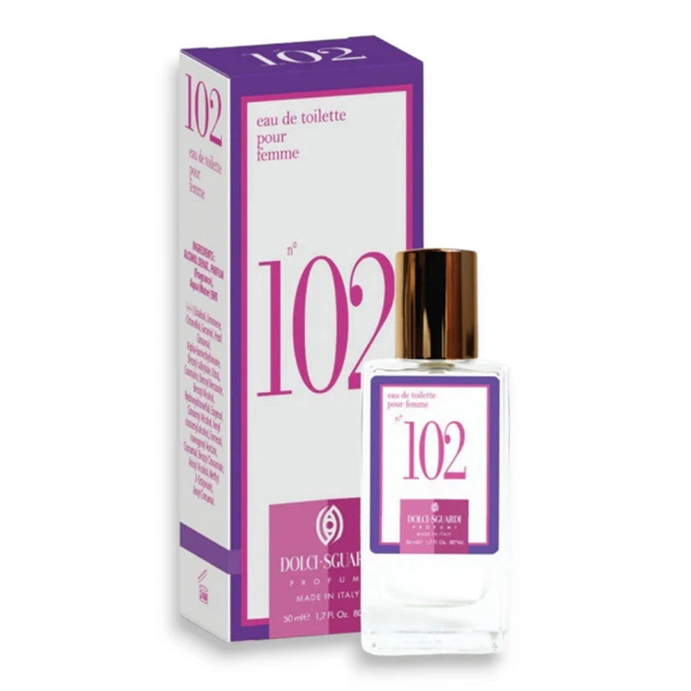 Trade Shop - Profumo Corpo Eau De Toilette Da Donna N°102 50ml Fragranza Sofisticata Sensuale 006240 -