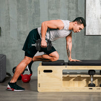 Set Pesi Manubri da 20 kg con 8 Dischi in Acciaio e Sabbia Nero