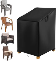 Copri Stuoia - Impermeabile - Protezione per Stuoie da Giardino - 1 pezzo - Nero - 600D Oxford - 70 x 70 x 85/125 cm